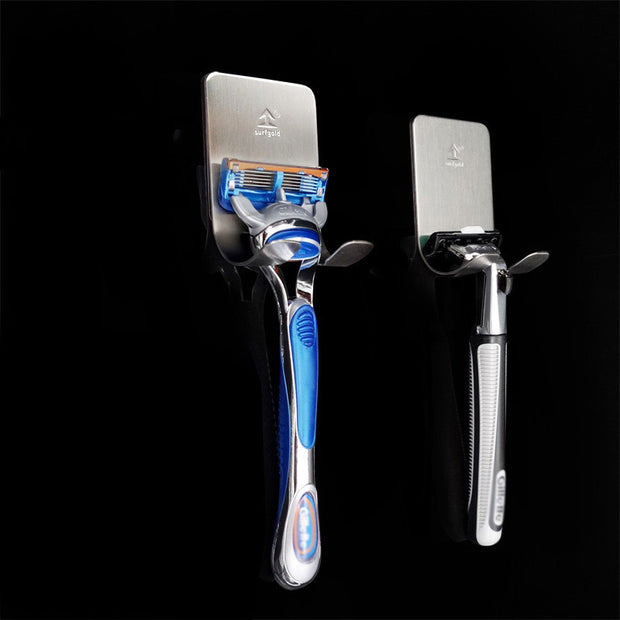 Wall-Mounted Stainless Steel Razor Holder