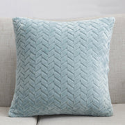 Solid Color Flannel Pillow Cover for a Simple Nordic Look