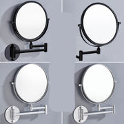 Wall-Mounted Double-Sided Makeup Mirror – No Drilling Required