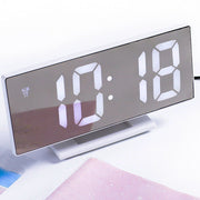 LED Mirror Digital Alarm Clock