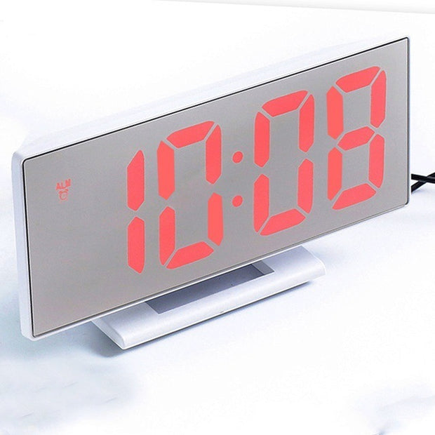 LED Mirror Digital Alarm Clock