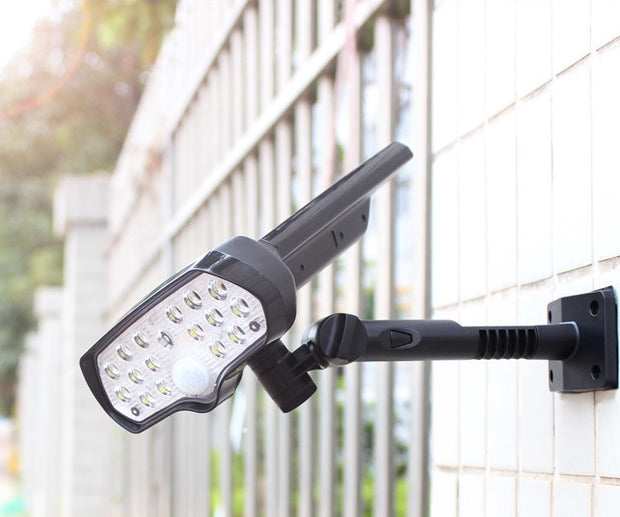 Solar-Powered LED Garden and Street Light for Outdoor Use