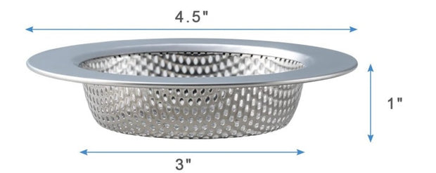 Stainless Steel Kitchen Sink Strainer with Round Hole Design