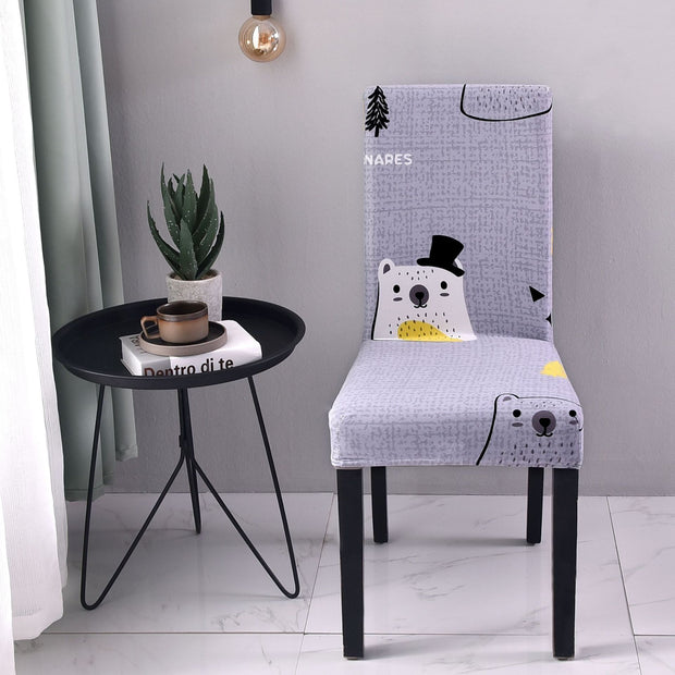 Stretchable Half Chair Cover for Office and Dining Chairs