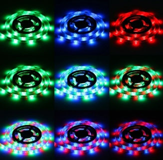 Waterproof Flexible LED Strip Light with Adjustable Brightness for Home Décor