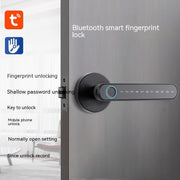 Fingerprint Smart Lock for Household Wooden Doors – No Drilling Required