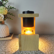 Solid Wood Aromatherapy Wax Lamp – Elegant Candle Gift & Decoration