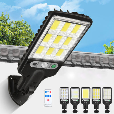 Outdoor Solar-Powered LED Wall Lamp