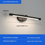 Modern LED Wall Lamp – Waterproof Mirror Light for Bedroom & Bathroom