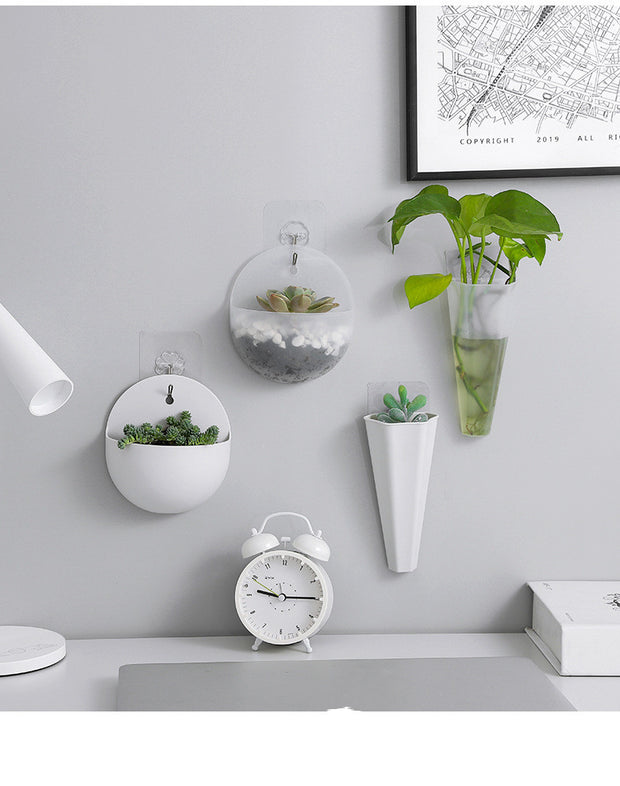 Wall-Mounted Hydroponic Hanging Planter – Stylish & Low-Maintenance