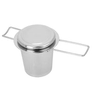 Stainless Steel Mesh Tea Infuser with Foldable Filter and Lid