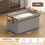 Foldable Steel Frame Clothes Storage Box with Large Capacity