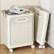 Multifunctional Folding Laundry Basket With Wheels