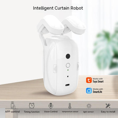 Wi-Fi Smart Curtain Robot for Roman Rod Electric Curtains