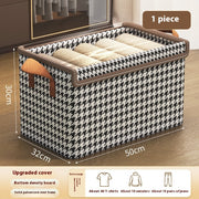 Foldable Steel Frame Clothes Storage Box with Large Capacity