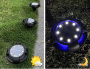 Solar LED Ground Light for Outdoor Lawns and Pathways