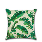 Tropical Green Leaf Pillowcase for a Fresh, Natural Look