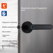 Fingerprint Smart Lock for Household Wooden Doors – No Drilling Required