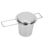 Stainless Steel Mesh Tea Infuser with Foldable Filter and Lid