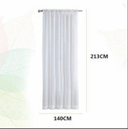 White Lace Tulle Sheer Curtain for Windows and Doors