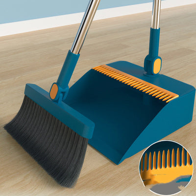 Simple Folding Broom and Dustpan Set for Household Use