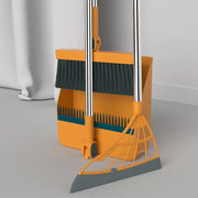 Simple Folding Broom and Dustpan Set for Household Use