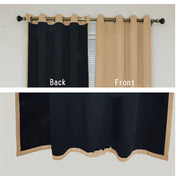 Full Blackout Curtain with Black Lining for Maximum Light Blocking