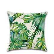 Tropical Green Leaf Pillowcase for a Fresh, Natural Look