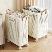 Multifunctional Folding Laundry Basket With Wheels