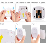 Veshow Battery-Powered Motion Sensor Adhesive LED Night Light