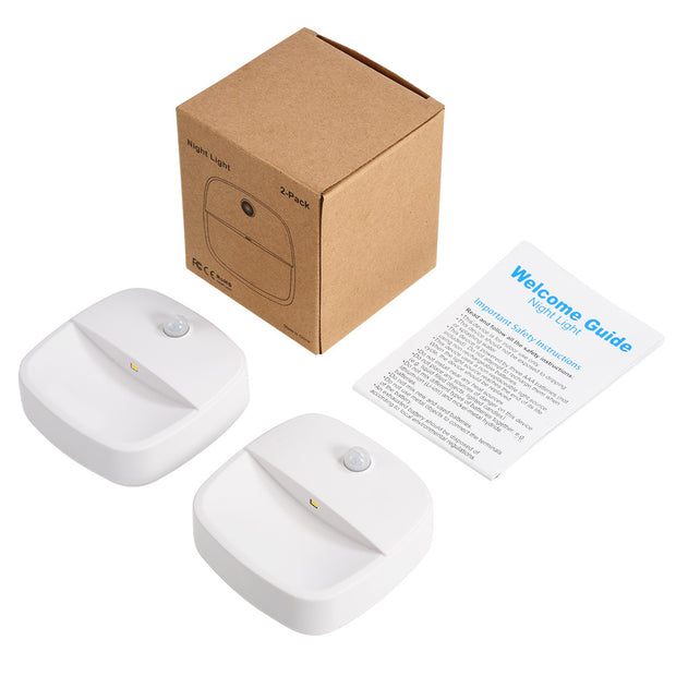 Veshow Battery-Powered Motion Sensor Adhesive LED Night Light