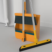 Simple Folding Broom and Dustpan Set for Household Use