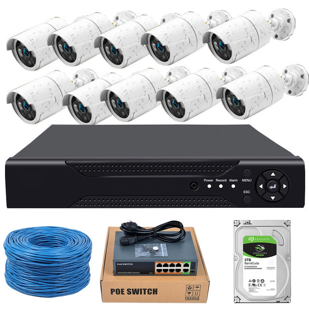 Simplified POE Home Security Monitoring System