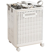 Multifunctional Folding Laundry Basket With Wheels