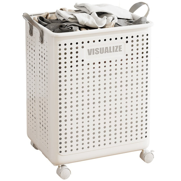 Multifunctional Folding Laundry Basket With Wheels