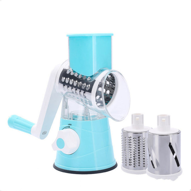 Kitchen Roller Vegetable Slicer – Rotary Grater for Fruits, Vegetables, and Nuts