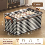 Foldable Steel Frame Clothes Storage Box with Large Capacity